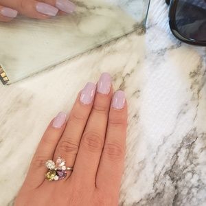 Fashion jewelry 18k gold plated flower ring